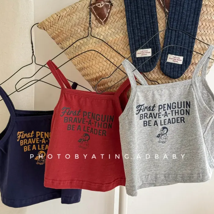 Cotton Sleeveless T-Shirts For Girls - Image 6