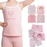 Knickers and Sleeveless Tank Top Set For Girls