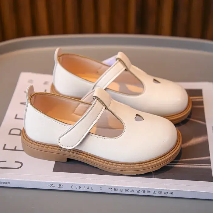 Formal Leather School Shoes For Girls - Image 5