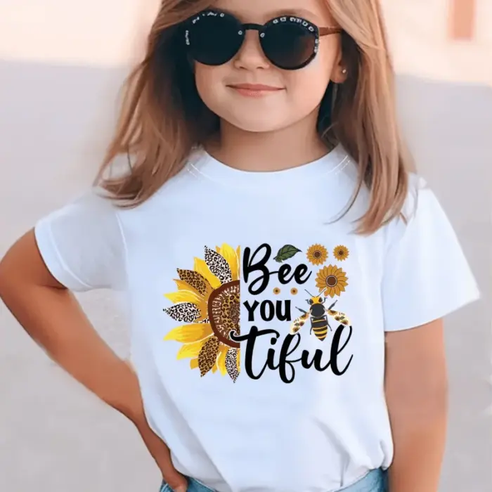 100% Cotton T-Shirt For Girls - Image 1