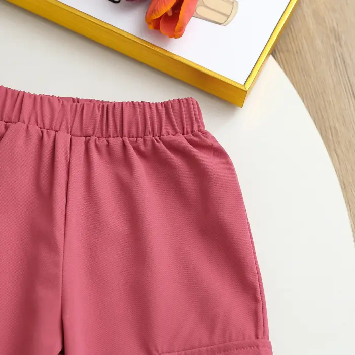 New T-Shirt And Trousers Set For Girls - Image 5