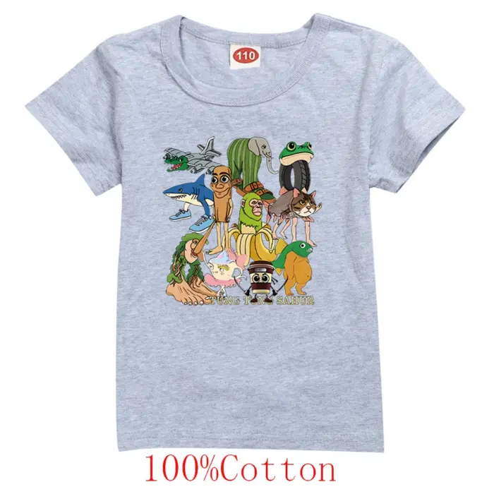 Italian Brainrot T-shirts For Kids - Image 1