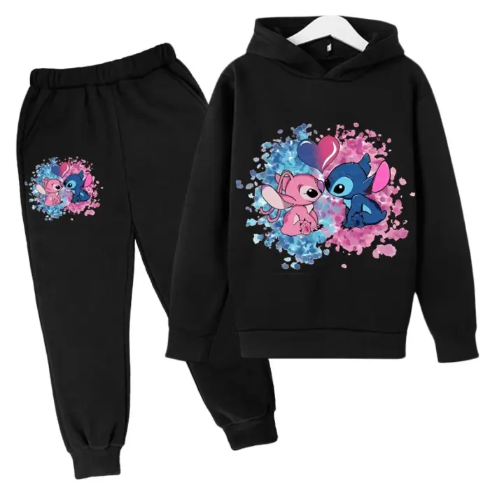 Stitch Sport Tracksuit For Girls - Image 2