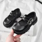 Double Straps School Shoes For Girls