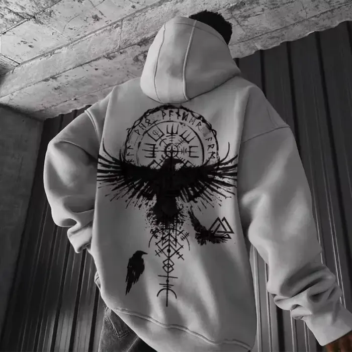 New Viking Printed Hoodies For Men - Image 3