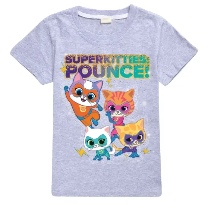 New Super Cats T-Shirts For Kids - Image 5