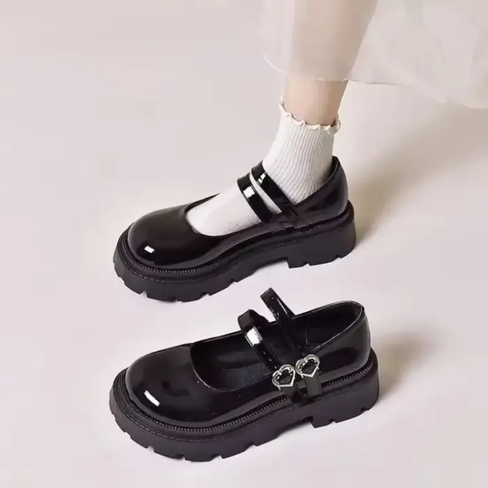 Soft Sole Non-Slip School Shoes For Girls - Image 1