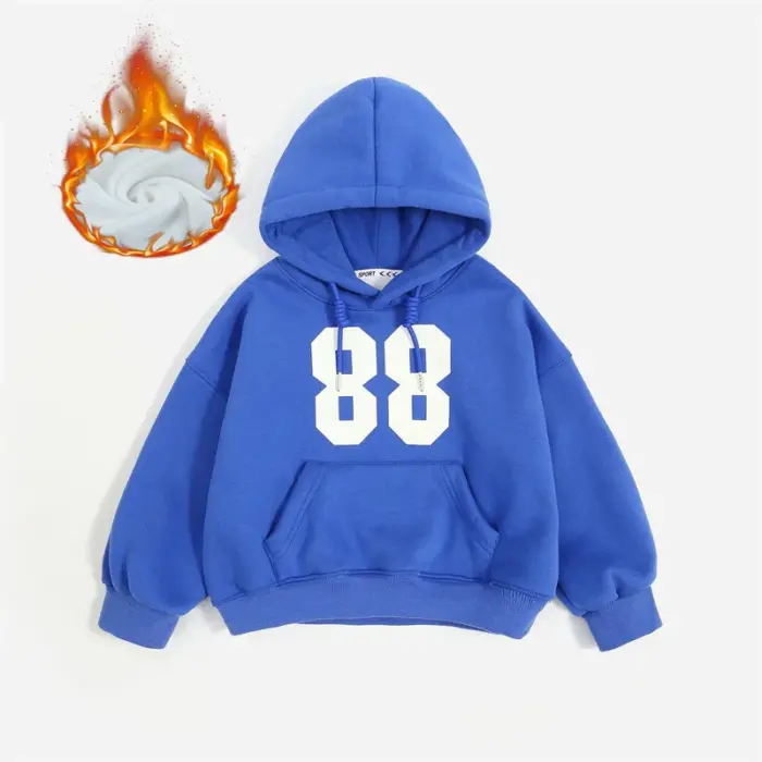 Autumn/Winter Fleece Hoodies For Kids - Image 3