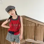 Cotton Sleeveless T-Shirts For Girls - Image 3