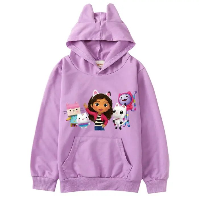 Casual Gabby Dollhouse Hoodies For Girls - Image 2