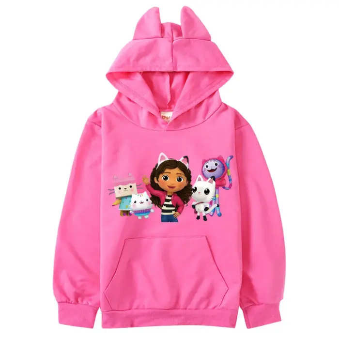 Casual Gabby Dollhouse Hoodies For Girls - Image 1