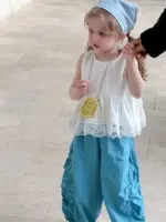 New Lace Sleeveless Shirts For Girls - Image 2