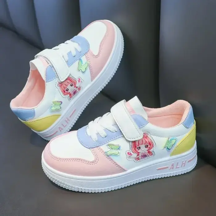 Anti-Slip Cartoon Sneakers For Girls - Image 4