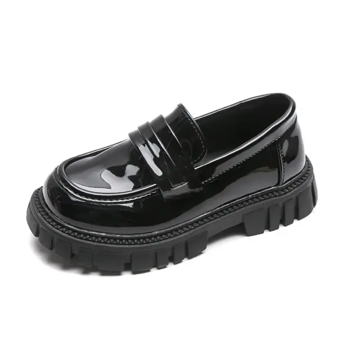 Classic Black Loafers For Girls - Image 6