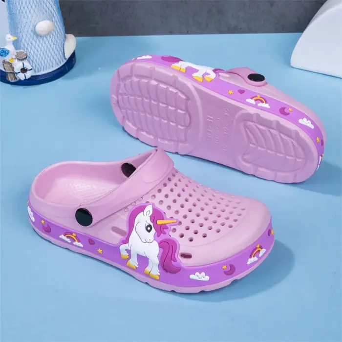 Breathable Unicorn Clogs For Girls - Image 4