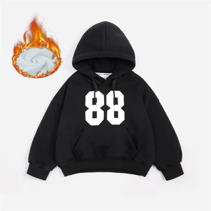 Autumn/Winter Fleece Hoodies For Kids - Image 4