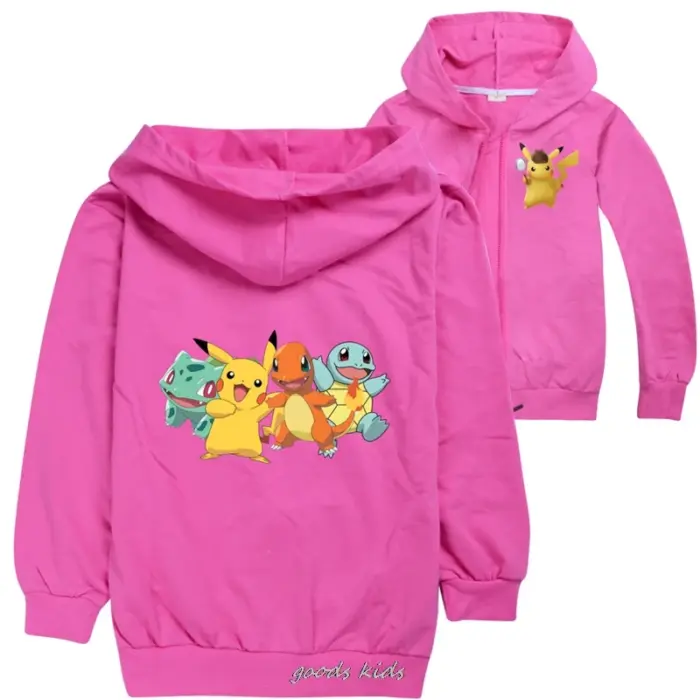 Casual Pokémon Hoodie For Girls - Image 1