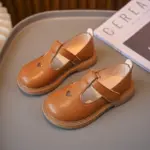 Formal Leather School Shoes For Girls - Image 3