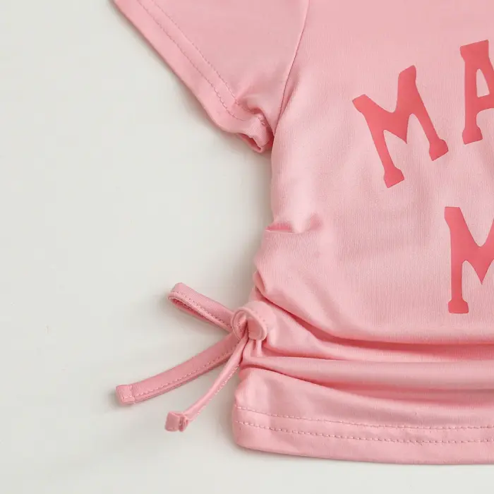 New T-Shirt And Trousers Set For Girls - Image 4