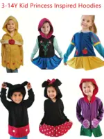 Princess Inspired Hoodies For Girls
