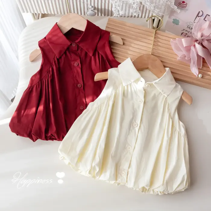 Elegant Sleeveless Shirts For Girls - Image 1