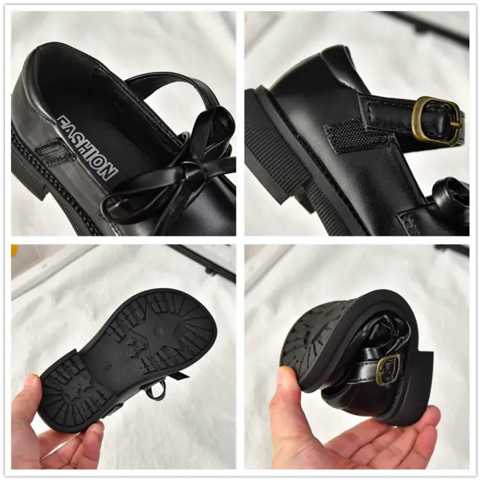Non-Slip Bow School Shoes For Girls - Image 6