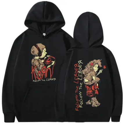 Oversized Gothic Rock Band Hoodies For Men