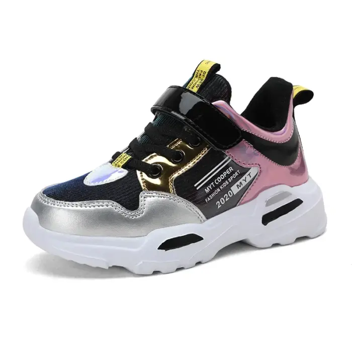 Metallic Platform Trainers For Girls - Image 6