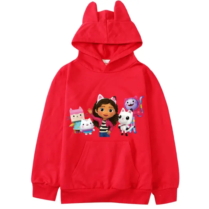 Casual Gabby Dollhouse Hoodies For Girls - Image 3