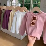 Casual Long-sleeved T-shirts For Girls - Image 4
