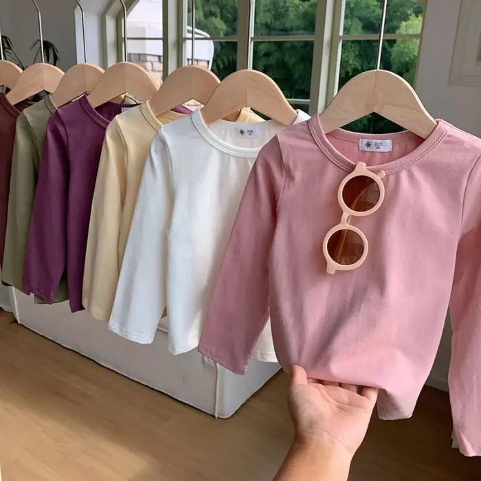 Casual Long-sleeved T-shirts For Girls - Image 4