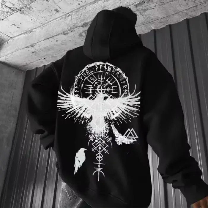 New Viking Printed Hoodies For Men - Image 2