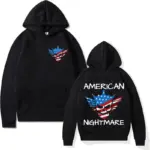 Oversized American Nightmare Hoodies For Men - Image 2