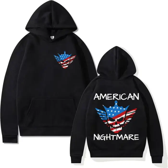 Oversized American Nightmare Hoodies For Men - Image 2