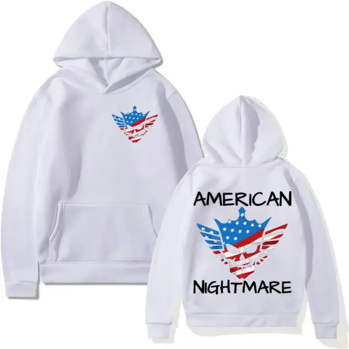 Oversized American Nightmare Hoodies For Men - Image 6