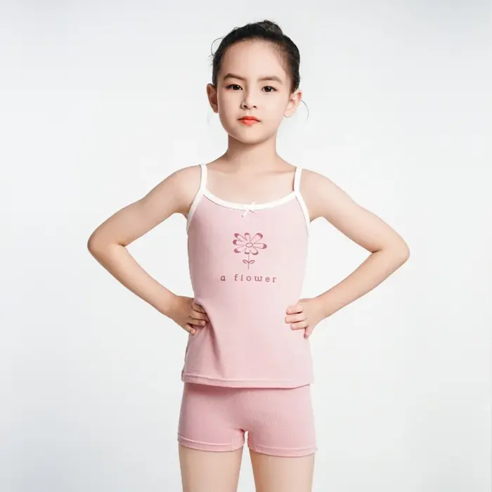 Knickers and Sleeveless Tank Top Set For Girls - Image 6