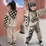 New Cotton Bear Tracksuits For Girls - Image 2