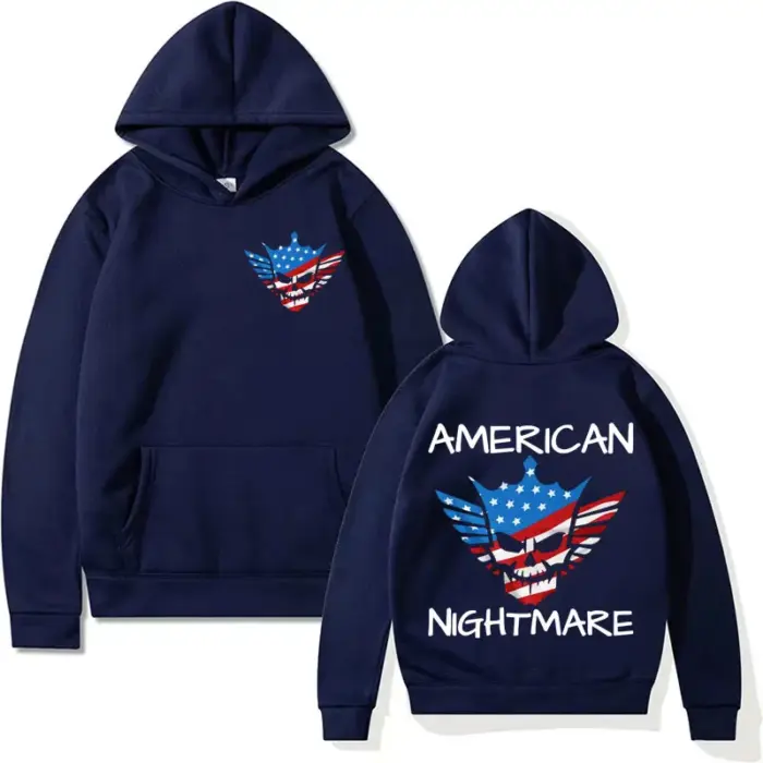 Oversized American Nightmare Hoodies For Men - Image 3