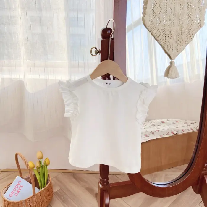 Cotton Lace T-Shirts For Girls - Image 6