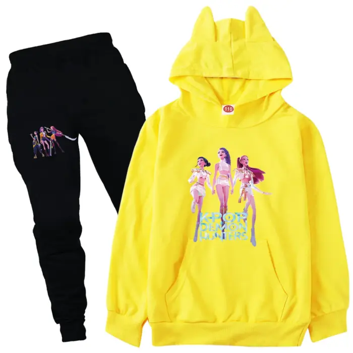 Kpop Demon Hunter Tracksuits For Girls - Image 2