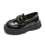 Classic Black Loafers For Girls - Image 5