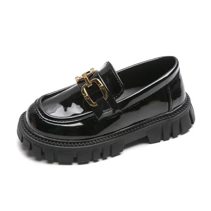 Classic Black Loafers For Girls - Image 5