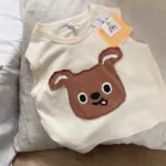 New Cotton Dog Sleeveless T-Shirts For Kids - Image 2