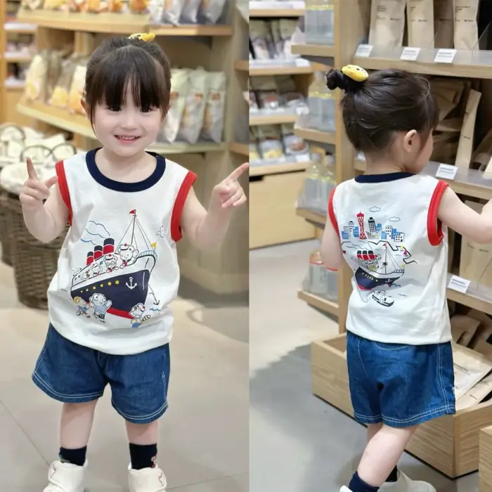 Cute Printed Vest For Girls - Image 5