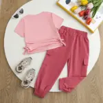 New T-Shirt And Trousers Set For Girls - Image 2