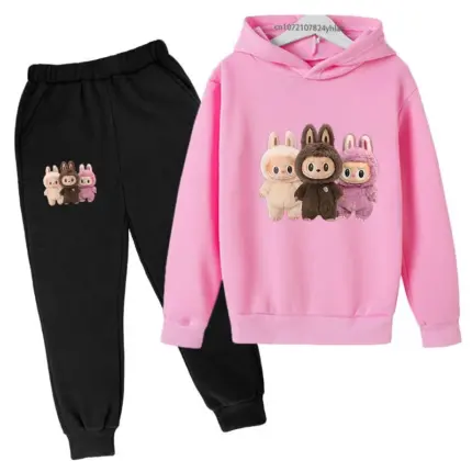 New Trendy Labubu Tracksuits For Girls