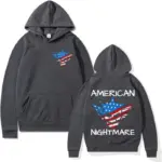 Oversized American Nightmare Hoodies For Men - Image 4