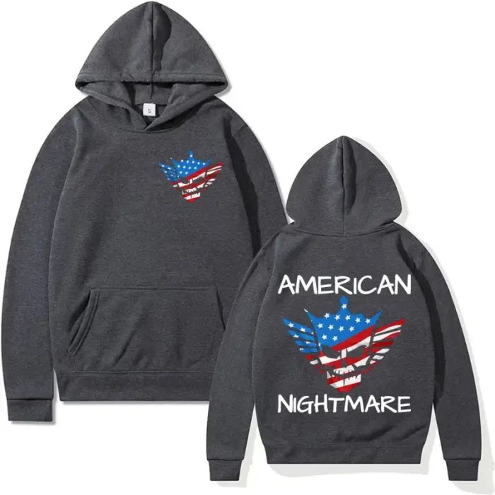 Oversized American Nightmare Hoodies For Men - Image 4
