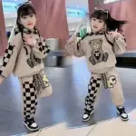 New Cotton Bear Tracksuits For Girls - Image 5