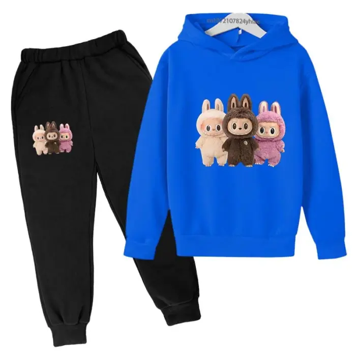 New Trendy Labubu Tracksuits For Girls - Image 3
